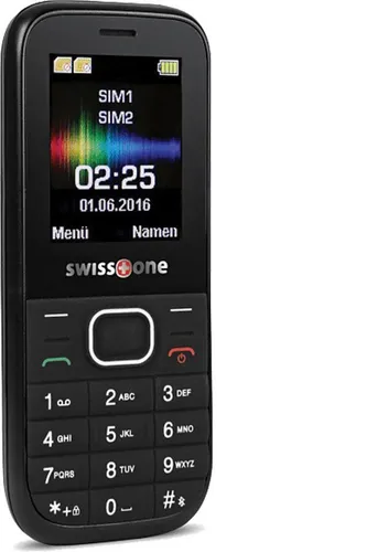 Swisstone SC 225 Senioren Handy Telefon Dual Sim black NEU OVP VERSIEGELT