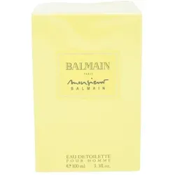 Balmain Monsieur Eau de Toilette Spray 100 ml – Eleganz für jeden Anlass - Balmain Monsieur Eau de Toilette 100ml: Ein klassischer Duft, ideal für formelle Anlässe und den Geschäftsalltag. Erleben Sie zeitlose maskuline Eleganz und französisches Understatement.