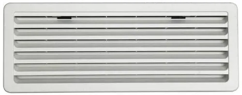 Thetford Vent Lüftungsgitter 186x483mm, hellgrau - Kühlschrank-Lüftungsgitter für Wohnmobile, verbessert das Aussehen der Lüftungsöffnung und sorgt für optimalen Kühlschrankbetrieb.