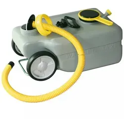 Abwasser-Taxi 25 Liter Komplett-Set - Camping-Toiletten, ideales Frisch- und Abwasser-Taxi für Camping und Outdoor, mit 25 Liter Tank für optimale Mobilität und Hygiene.