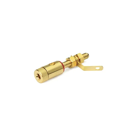 Dynavox Bananen Einbaubuchse Buchse für Bananenstecker Terminal ROT #0028