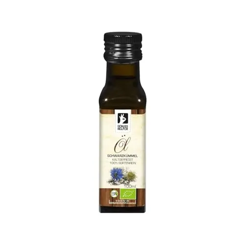 Produktbild Bremer Gewürzhandel Schwarzkümmelöl BIO, kaltgepresst, Black Seed Oil Speiseöl für Salate, 100ml
