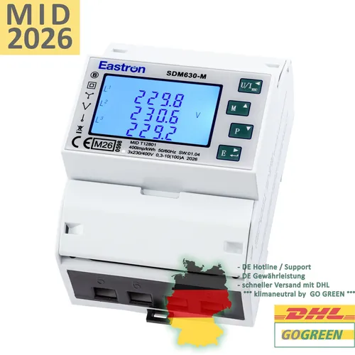 EASTRON SDM630 MODBUS MID