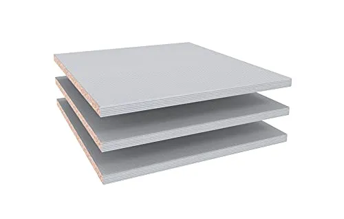 Wiemann Loft 3 Einlegeböden - Streifendekor silber-grau - Einlegeböden für WIEMANN Falttürenschänke, 3er-Set in elegantem Silber-Grau, ideal für zusätzlichen Stauraum und hochwertige Verarbeitung. Maße: 47,5 cm x 2,2 cm x 51,5 cm.