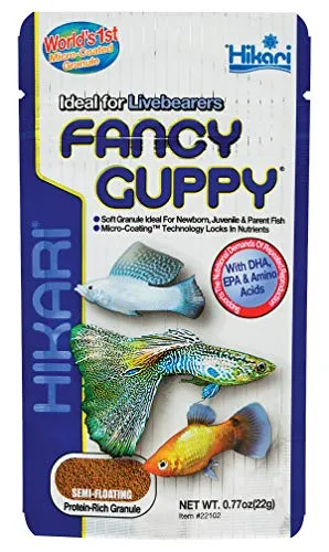Produktbild Hikari Food Tropical Fancy Guppy Granules Semi-Floating Protein Rich Meal .77oz