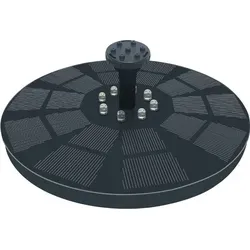 INF Solar Springbrunnen mit LED-Beleuchtung und 6 Düsen