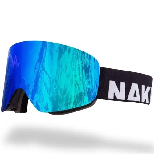 NAKED Optics Skibrille für Männer mit Wechselgläsern