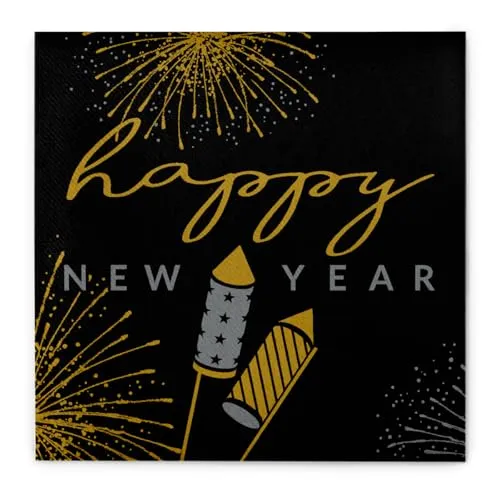 Stoffservietten Schwarz von Mank