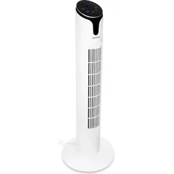 Hochwertiger Turmventilator 86 cm – Weiß mit Fernbedienung - Konvektoren & Radiatoren. Erfrischung pur mit 3 Geschwindigkeitsstufen und einzigartigen Windstärken. Ideal für angenehme Kühlung und Schlafkomfort.