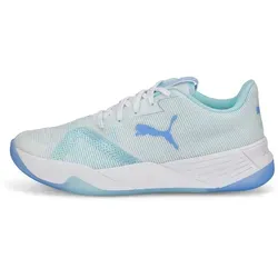 PUMA Unisex Accelerate Turbo Nitro II W+ Hallenturnschuh - Damen-Hallenschuhe mit SPEEDMESH+ Obermaterial für geringes Gewicht und 3D-geformter Ferse für optimalen Halt beim Beschleunigen.