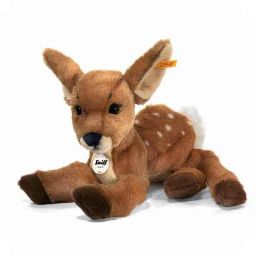 Steiff Kuscheltier Rieke Schlenker-Rehkitz 35 cm - Plüsch-Spielzeug, weich und kuschelig, ideal als treuer Spielkamerad für Kinder, bringt Freude und Abenteuer ins Kinderzimmer.