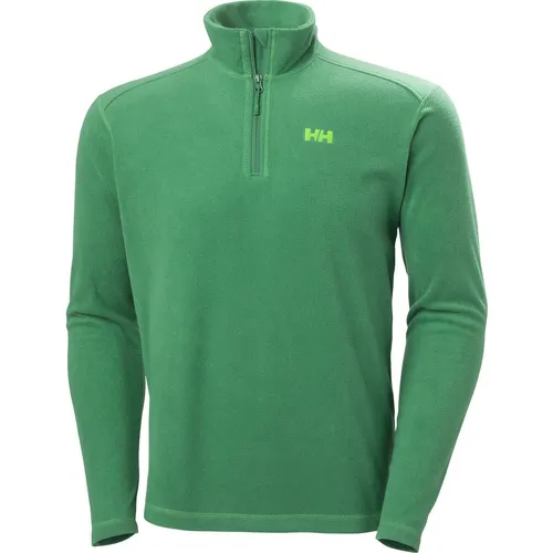 Helly Hansen Daybreaker 1/2 Zip Fleece malachite (486) S - Outdoor Freizeitjacke für Herren, aus superweichem, recyceltem Polartec-Material, atmungsaktiv und vielseitig einsetzbar – ideal für Sport und Alltag.