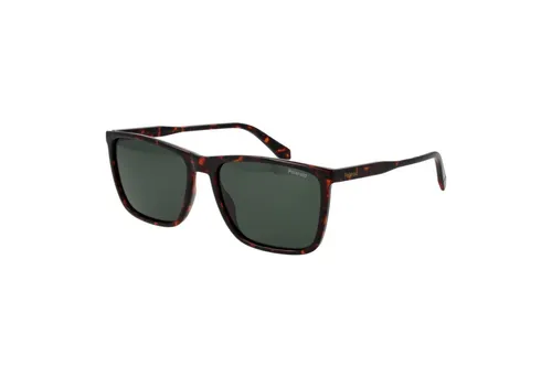 Polaroid PLD 4180/S HAVANA/GREEN Sonnenbrille - Herren Sonnenbrille mit braunem Rahmen, idealer UV-Schutz für stilvolle Augenblicke im Freien.