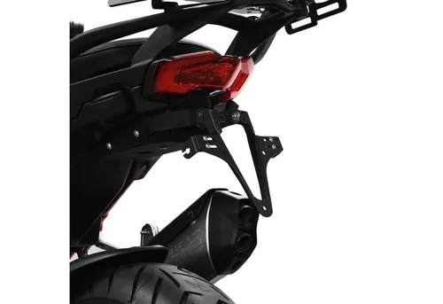 ZIEGER Kennzeichenhalter Basic für Ducati Multistrada V4 1200 - Hochwertiger Kennzeichenhalter für Ducati Multistrada V4 1200, mit verstellbarem Neigungswinkel und stufenlos einstellbaren Blinkerhaltern. Sportliche Optik und keine TÜV-Eintragung erforderlich.