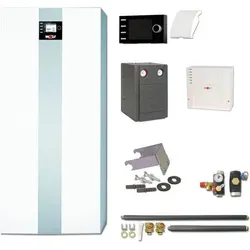 Wolf TGB-2-20 20kW Gasbrennwertkessel mit Anschluss-Set, BM-2, Mischerkreis