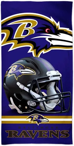NFL Badetuch Baltimore Ravens Spectra Beach Towel Handtuch Towel 150x75cm