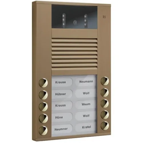 TCS AVE14103-0012 Video-Außenstation mit 130-Grad-Kamera von TCS