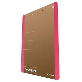 Donau Life Pad A4 Karton mit Clip Rosa Fsc®