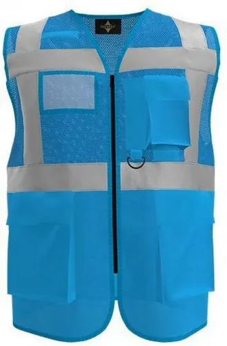 korntex Warnweste Multifunkitons-Warnweste Mesh Multifunction Vest