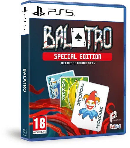 Balatro - Special Edition für PS5 - Neu & OVP - PC- & Videospiele, besondere Special Edition für ein einzigartiges Spielerlebnis auf PlayStation 5, erscheint 2024.
