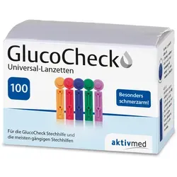 GlucoCheck Universal-Lanzetten – 100 Stück