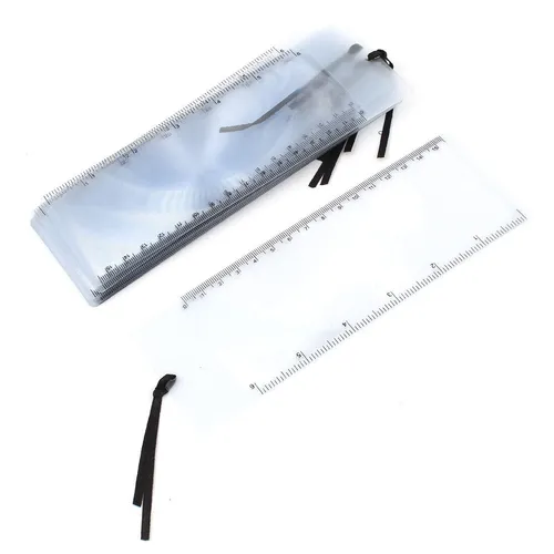 10Stk Lesezeichen Vergrößerungsglas Lupe Leselupe Fresnel Linse 3 Fach