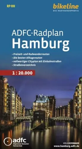 ADFC-Radplan Hamburg: 1:20.000 (Bikeline Radkarte)