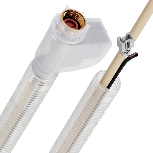 Aquastopschlauch 1,68m für Bosch Geschirrspüler - Hochwertiger Aquastopschlauch aus Kunststoff, ideal für Bosch und andere Marken. Schützt vor Wasserschäden und sorgt für eine sichere Verbindung.