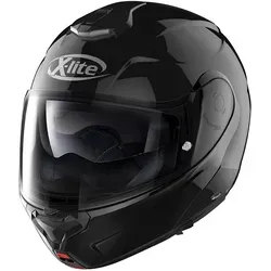 X-Lite X-1005 Elegance N-Com Klapphelm XS, schwarz - Motorradhelm mit kratzfestem Ultrawide-Visier für maximales Sichtfeld und integriertem Sonnenvisier mit UV 400 Schutz.