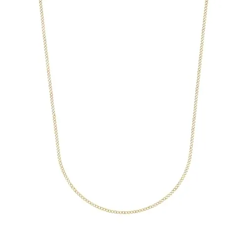 Amor Collier Edelstahl Unisex Damen Herren Halsschmuck, 38 cm, Gold, Kommt in Schmuck Geschenk Box, 2037360