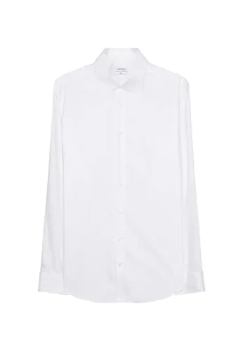 Seidensticker Herren Business Slim Bügelfrei Hemd, Weiß 40 EU - Herrenhemden, bügelfrei und knitterfrei, ideal für eleganten Büro-Look oder legere Anlässe.