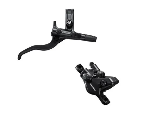 Shimano M4100 2-Kolben Scheibenbremse für Hinterrad - Hydraulische Scheibenbremse für optimale Bremsleistung, ideal für Mountainbikes und anspruchsvolle Trails.