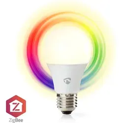 Nedis Zblc10E27 Smartlife Multicolour Lampe Zigbee 3.0 E27 806 Lm 9 W Rgb / Warm To Cool White 2200 - 6500 K Android&Trade; / Ios Birne 1 Stück
