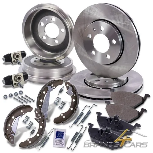 ATEC BREMSE BREMSEN SATZKIT VORNE + HINTEN FÜR SKODA FABIA 6Y VW POLO