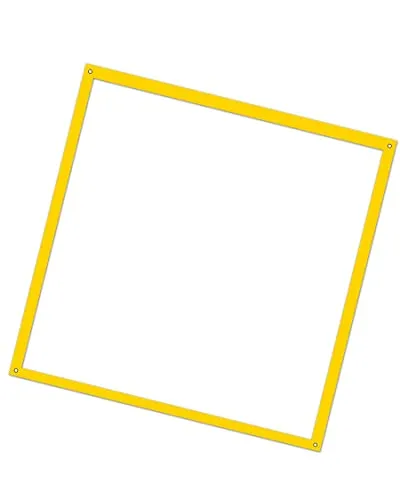 SPORTIKEL24 Hoopers-Führbereich 2m x 2m in gelb von SPORTIKEL24