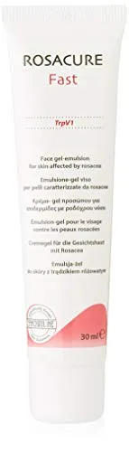 Synchroline - Rosacure Fast 30 Ml Emulsion-Gel Gesicht Medizinprodukt für Haut mit Rosazea mit beruhigender und erfrischender Wirkung, Made In Italy