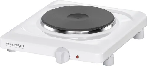Rommelsbacher THL1597 Einzelkochplatte - Made in Germany, stufenlos regelbar mit 1500 Watt, Überhitzungsschutz und langlebiger Gussheizplatte für effizientes Kochen