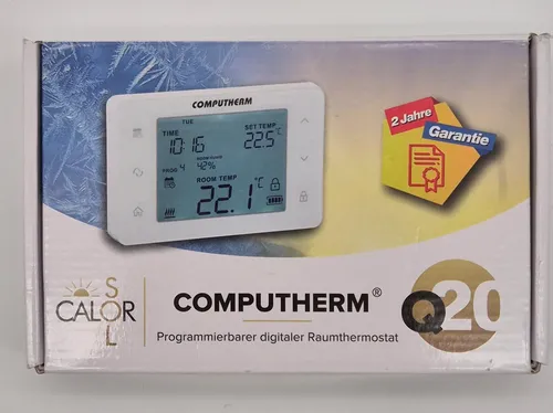 COMPUTHERM Q20 digitaler Raumthermostat mit Feuchtigkeitssensor