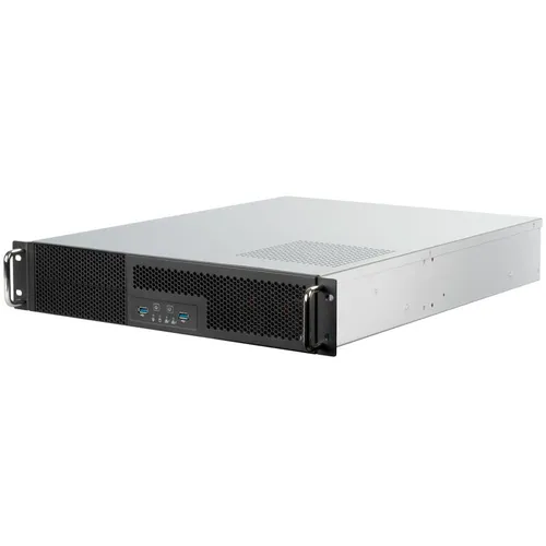 SilverStone Technology RM23-502: 2HE-ATX-Rackmount-Speicherservergehäuse - PC-Gehäuse mit dualem 5,25-Zoll-Laufwerkschacht, USB 3.1 Gen1 und Platz für bis zu 5 HDDs - ideal für flexible Speicherlösungen in industriellen Anwendungen.