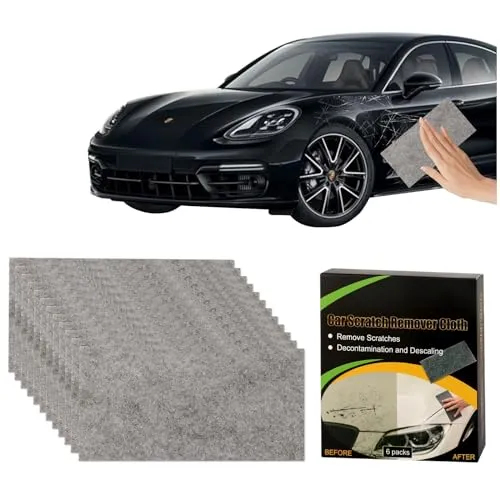 CUINIUNAID 12 Stück Nano Sparkle Tuch Magic Auto Kratzer Entferner Reparatur Nanosparkle Tuch Car Scratch Remover für Reparatur von Leichten Kratzfarben Lackpflege Autoreinigung
