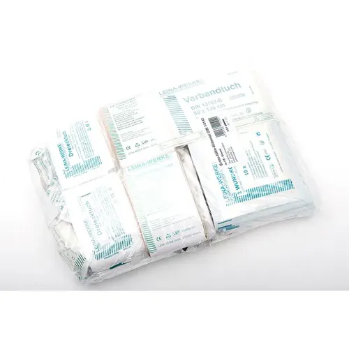 Produktbild Leina Werke Erste Hilfe Material Leina Nachfüllung DIN 14142 im PE Beutel 132 teilig, Nachfüllung Feuerwehr Krankenwagen 40050