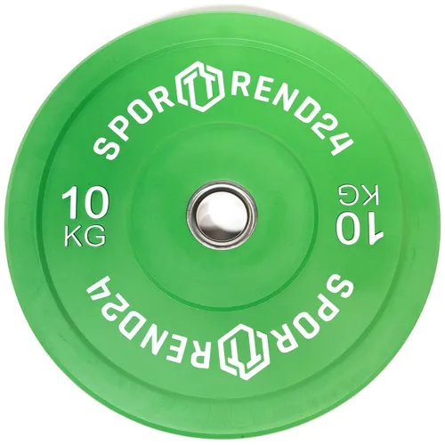 Sporttrend 24® Bumper Plate 10kg in grau von Sporttrend 24