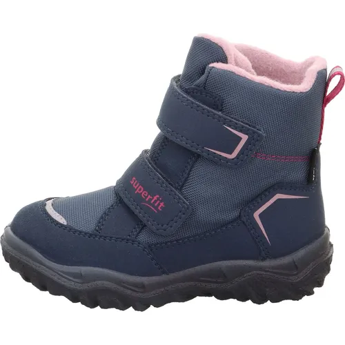 Superfit Husky blau/rosa (8010) 29 - Veganer Winterstiefel für Jungen, atmungsaktiv und wasserdicht durch Sympatex Membrane, ideal für Freizeit und Camping.