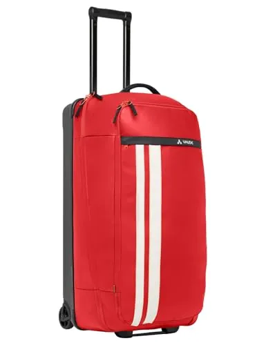 Vaude Takutea 90 Reisetrolley - 90 Liter komprimierbarer Reisetrolley aus robustem, PVC-freien Planenmaterial, ideal für Reisen mit zerlegbarem Aufbau und praktischem Netz-Zwischenboden.