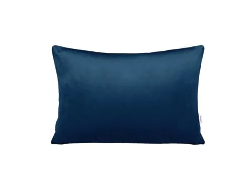 beties - Samt&Sonders-Serie - Kissenhülle ca. 25x35 cm; aus deutschem Unternehmen in hochwertiger Qualität, Farbe: Admiral-blau