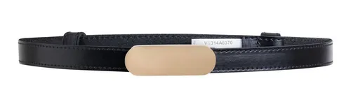 Vanzetti 20mm Leder Gürtel W75 schwarz - Eleganter Damen-Gürtel in Schwarz, 75 cm, aus 86% hochwertigem Leder und 14% Polyurethan. Ideal für stilvolle Akzente in jedem Outfit.