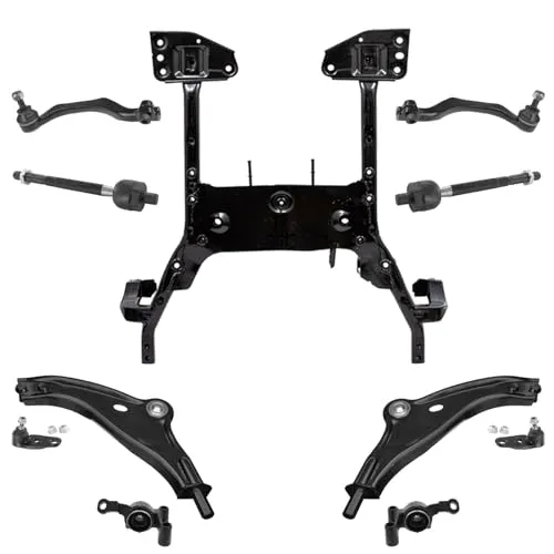 1x Achsträger 2x Querlenker 2x Spurstange Vorderachse für Mini R55 R56 R57 R58 R59