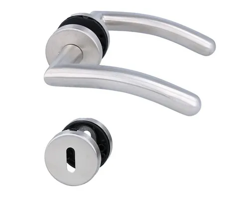 MS Beschläge Türbeschlag Rosettengarnitur Edelstahl Modell Swing Türdrücker