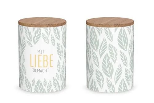 La Vida Vorratsdose Vorratsbehälter Keksdose Vorratsdose 1L Keramik Geschenk für Dich