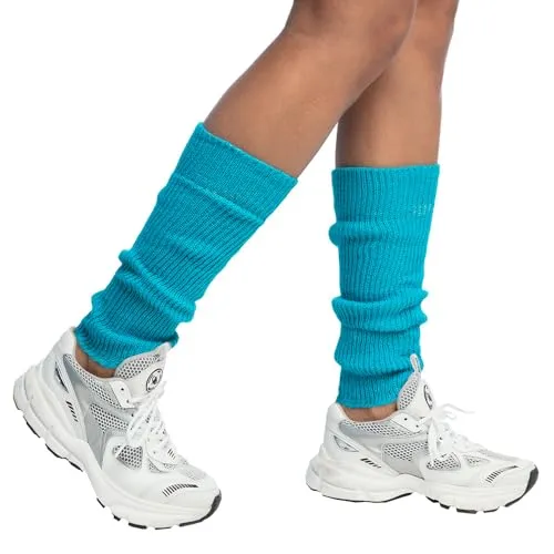 Boland - Beinwärmer für Erwachsene, Unifarben, Einheitsgröße, Stulpen, Socken, Overknees, 80er Jahre, Kostüm, Karneval, Mottoparty